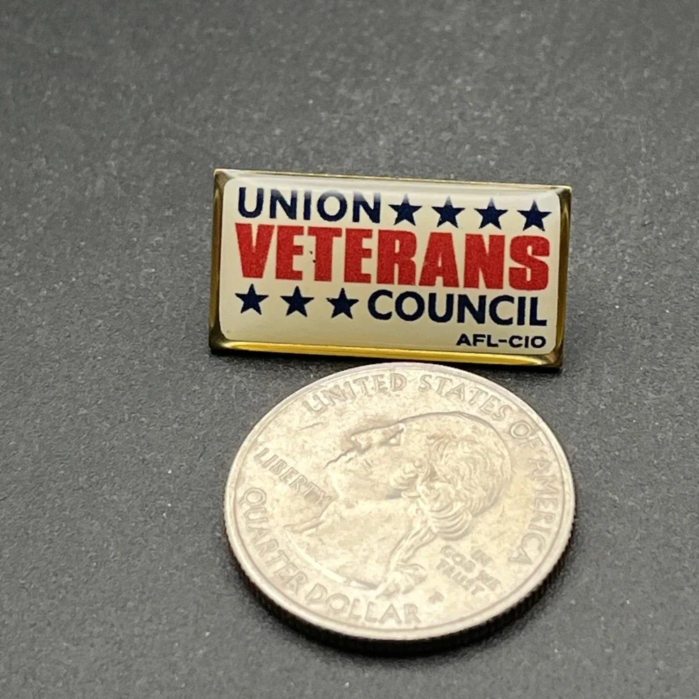 Union Veterans Council AFL-CIO Lapel Hat‎ Pin